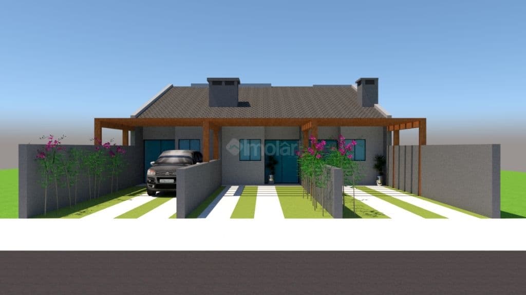 Casa Geminada à venda no bairro Country em Santa Cruz do Sul! 