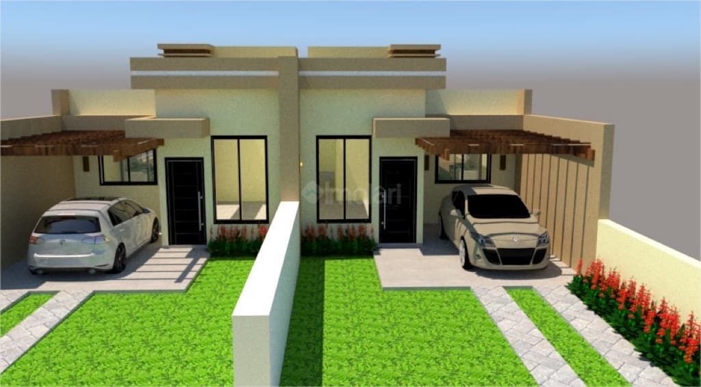 Linda Casa Geminada à Venda em Maria Rosália Pauli, Vera Cruz