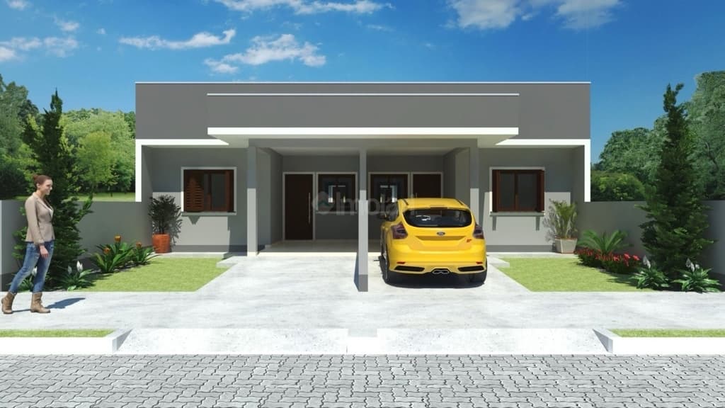 Casa Geminada à venda no bairro Imigrante, Vera Cruz - 2 dormitórios e garagem!