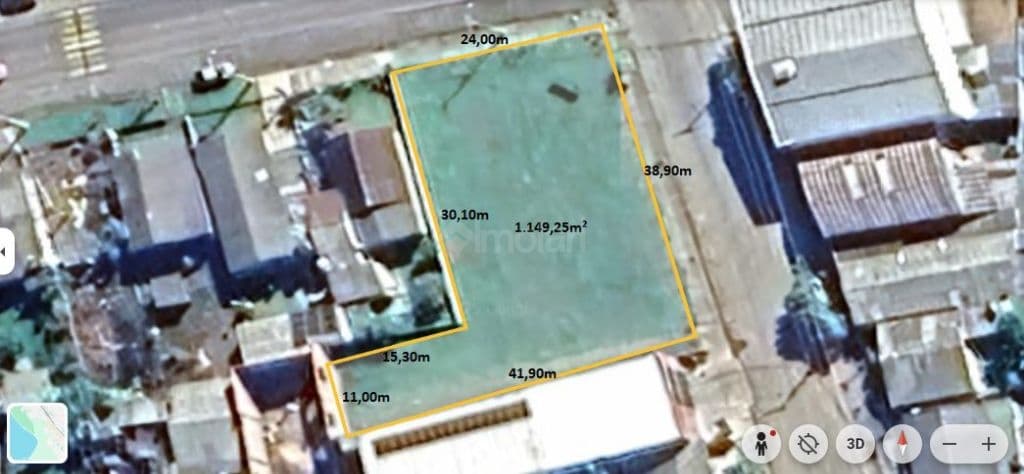 Terreno padrão à venda no Centro de Candelária - Excelente oportunidade de investimento!