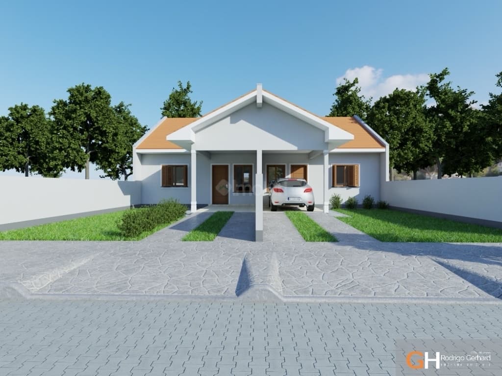 Casa Geminada à venda em Santa Cruz do Sul - Linha Santa Cruz | 2 dormitórios, churrasqueira